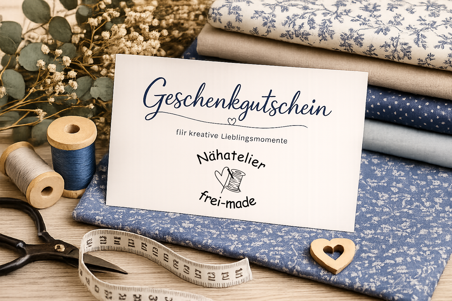 frei-made Gutschein
