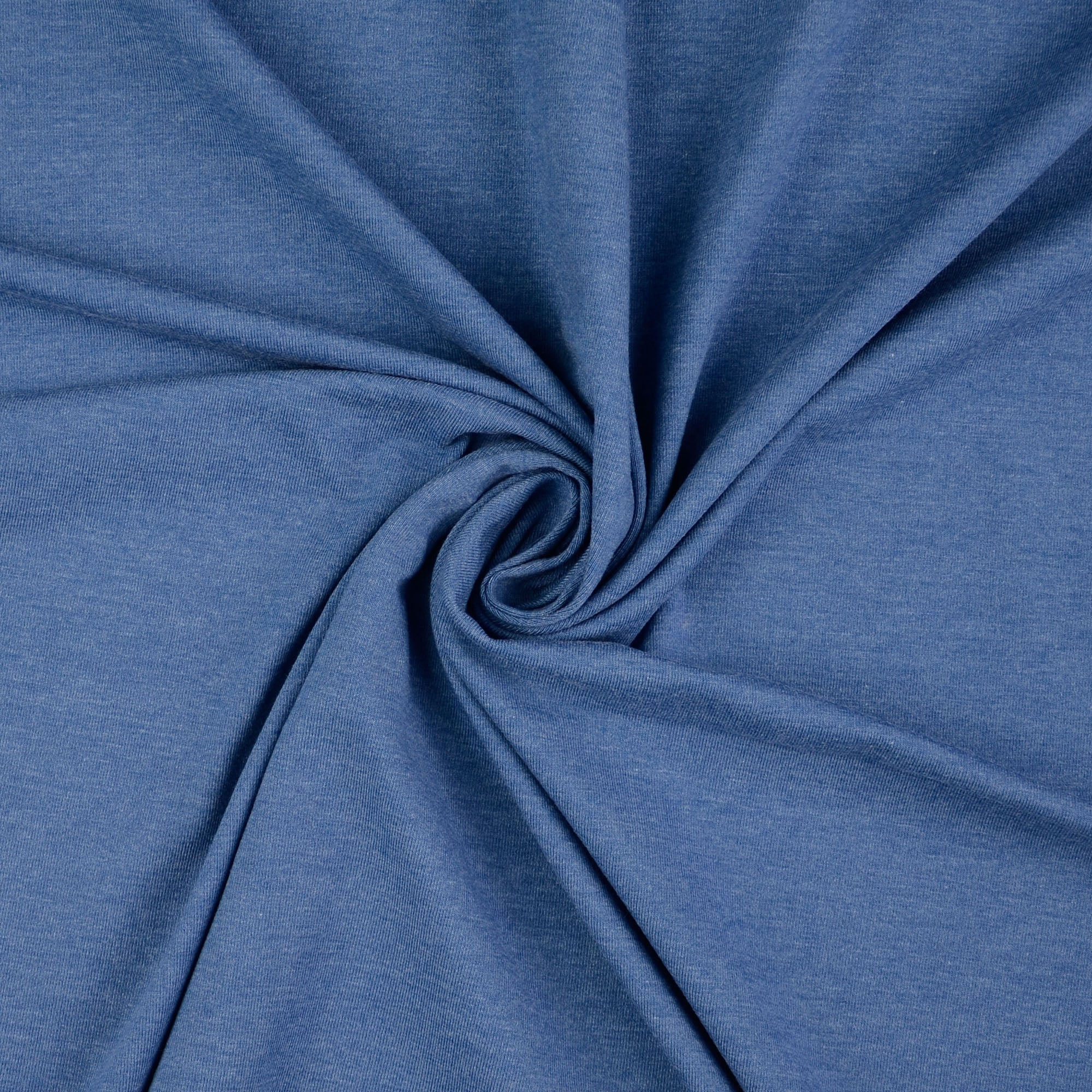 Jersey melange blau (4028)