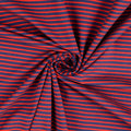 Jersey Streifen Marine Rot
