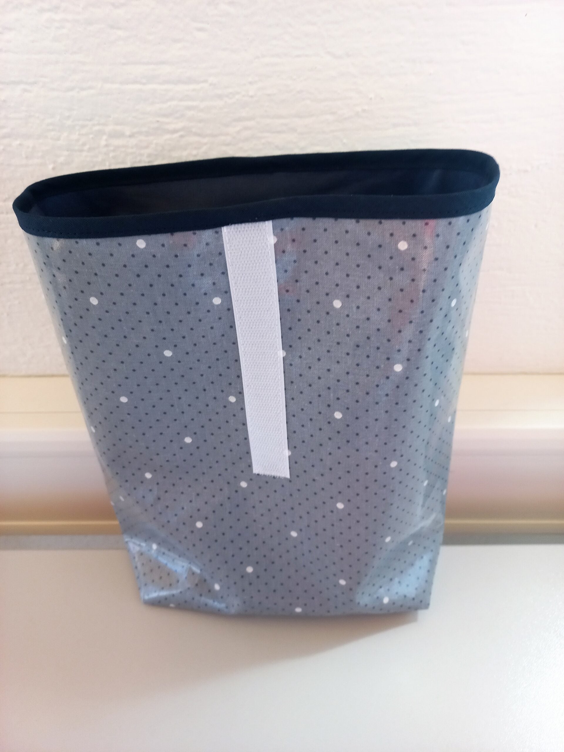 Lunchbag Dottie Dots dusty blue