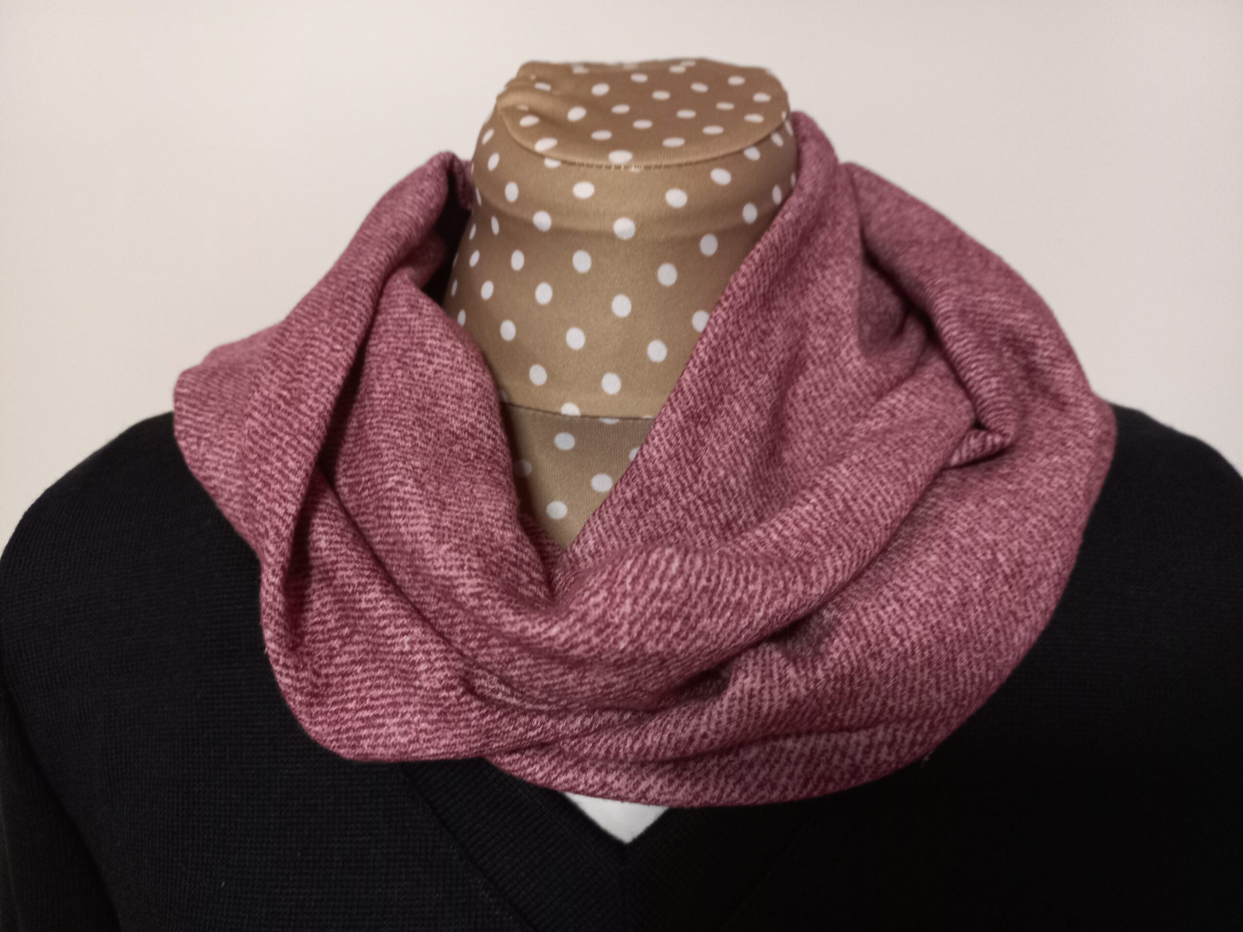 Musselin Wickelschal Jeansdruck brombeere