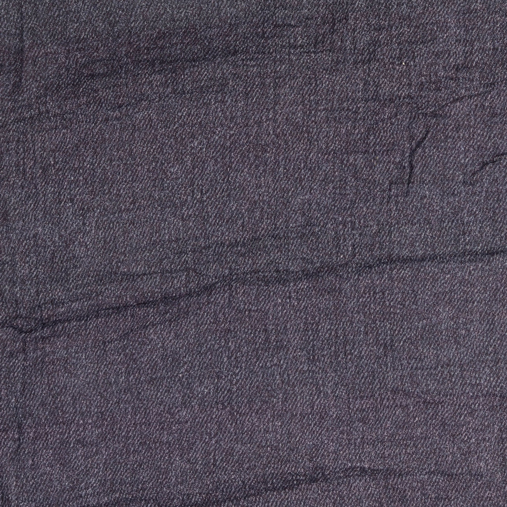 Double Gauze Jeansdruck dunkelgrau