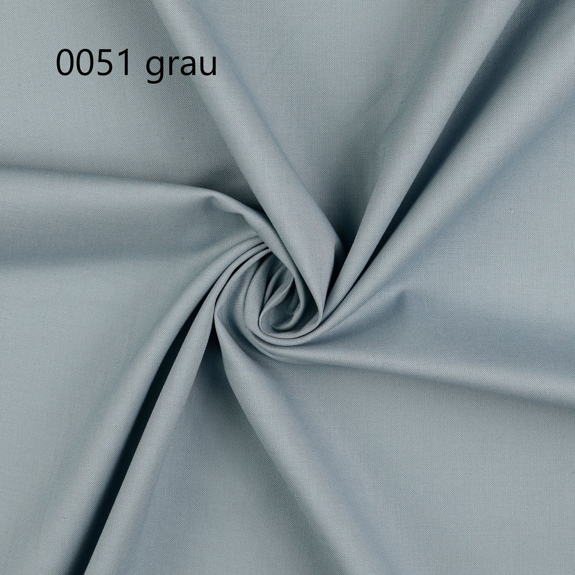 Baumwolle uni Coupons 50cm (54 Farben)