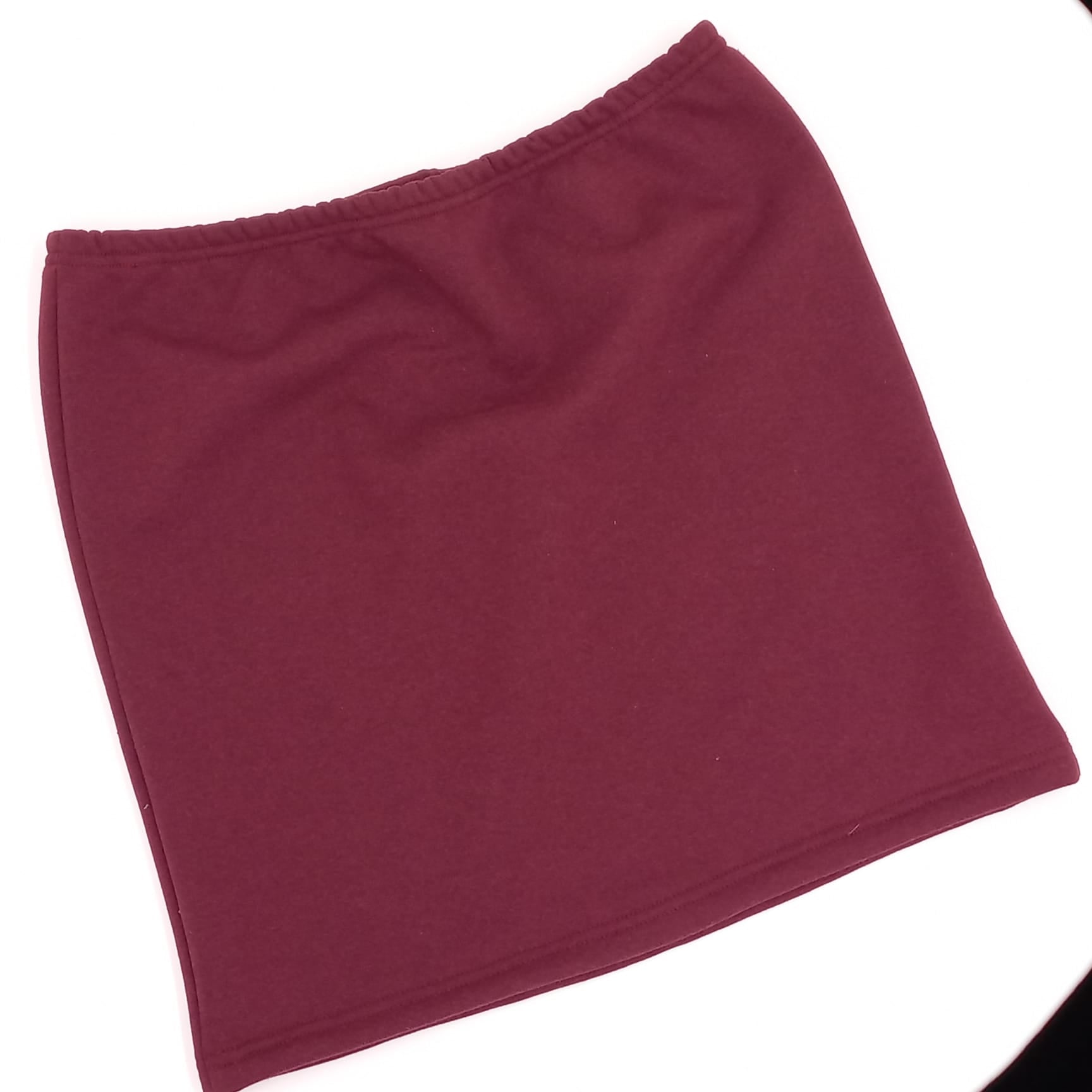 Schlauchrock weinrot recycled Sweat