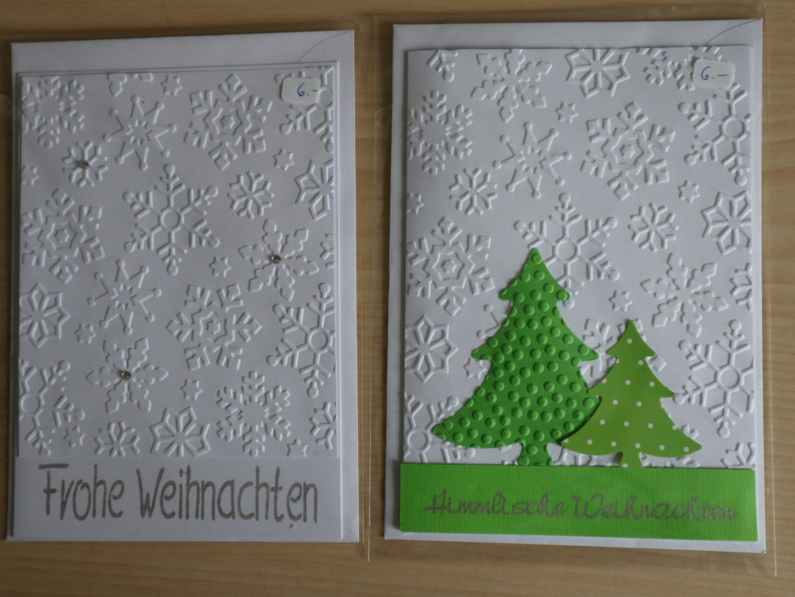 Karte Schneeflocken