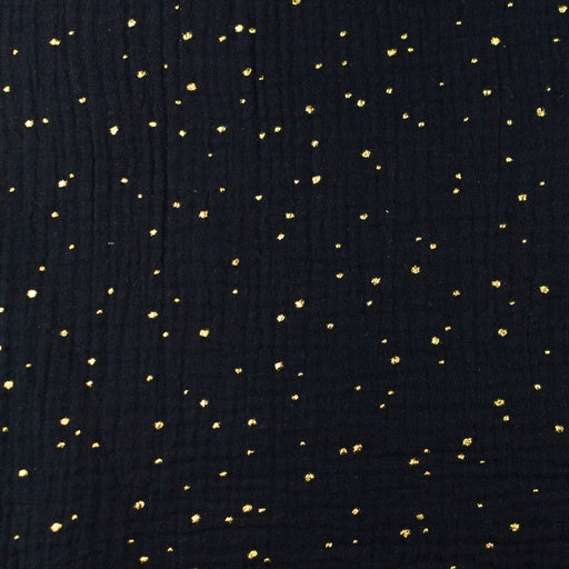 Nuschi 60x60cm - Goldpunkte marine