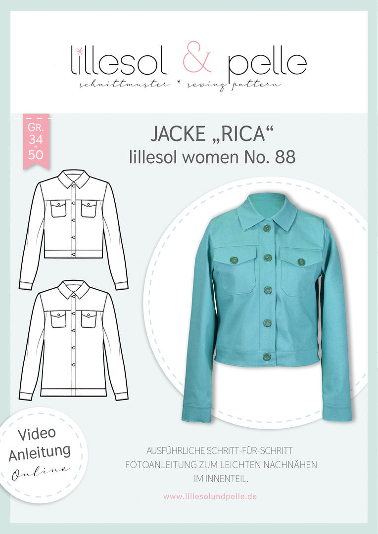 Papierschnittmuster No.88 Jacke "Rica"
