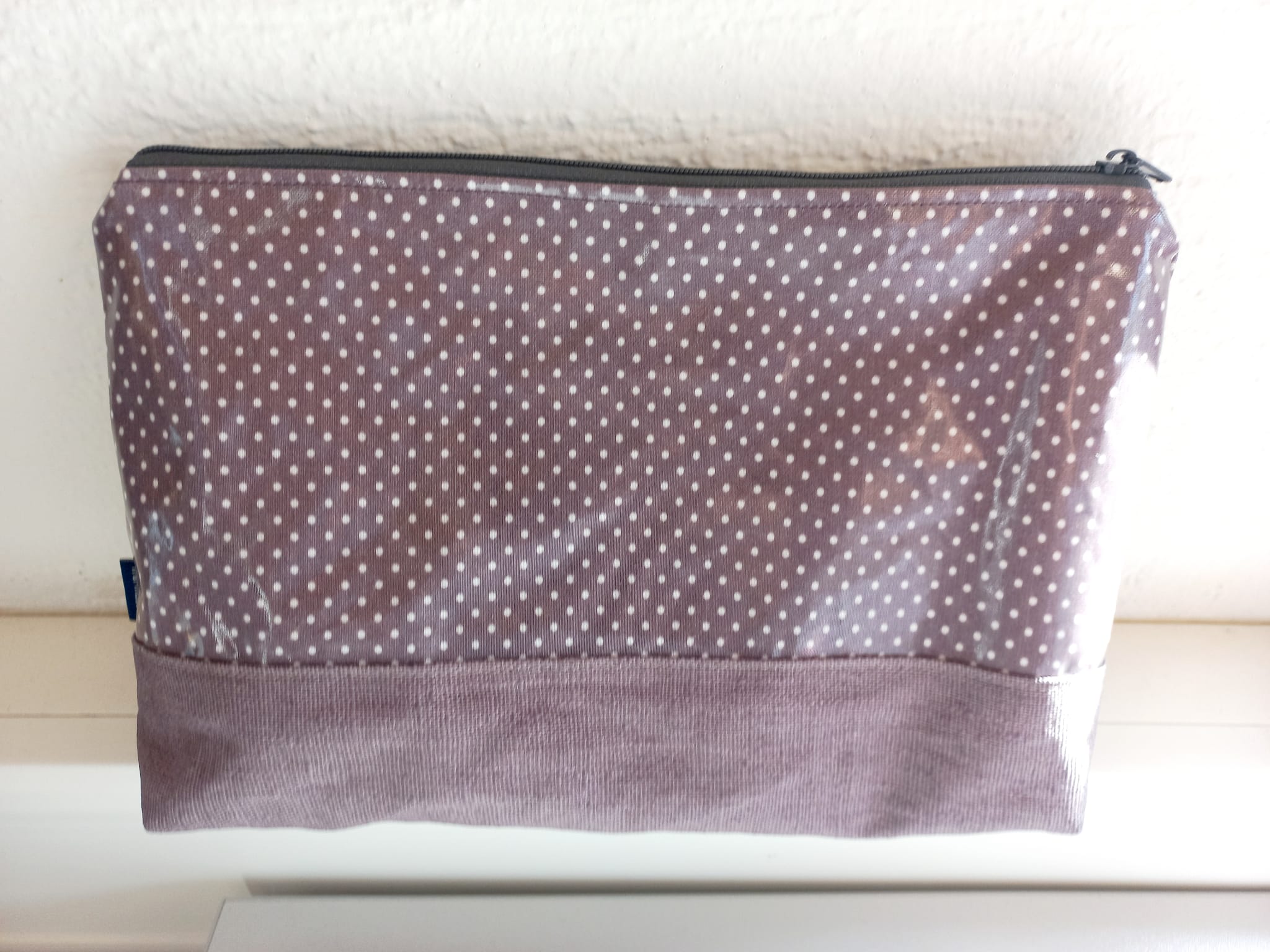 Necessaire Punkte mauve