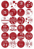 Kunstlederlabel - Adventskalender 2024