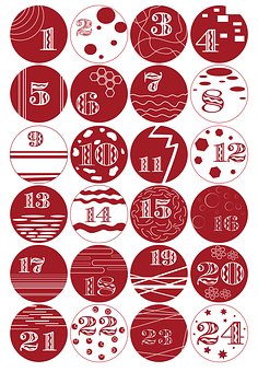 Kunstlederlabel - Adventskalender 2024