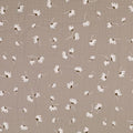 Double Gauze Blümchen sand