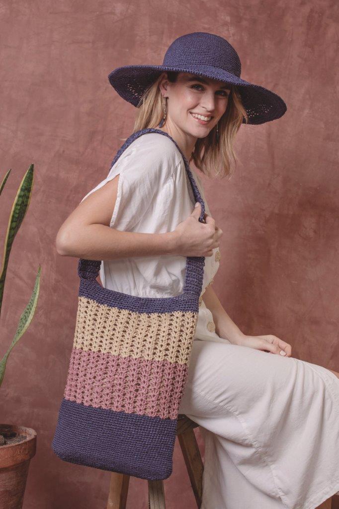 DMC Eco Vita Raffia Anleitungsbuch 1 Hüte & Taschen