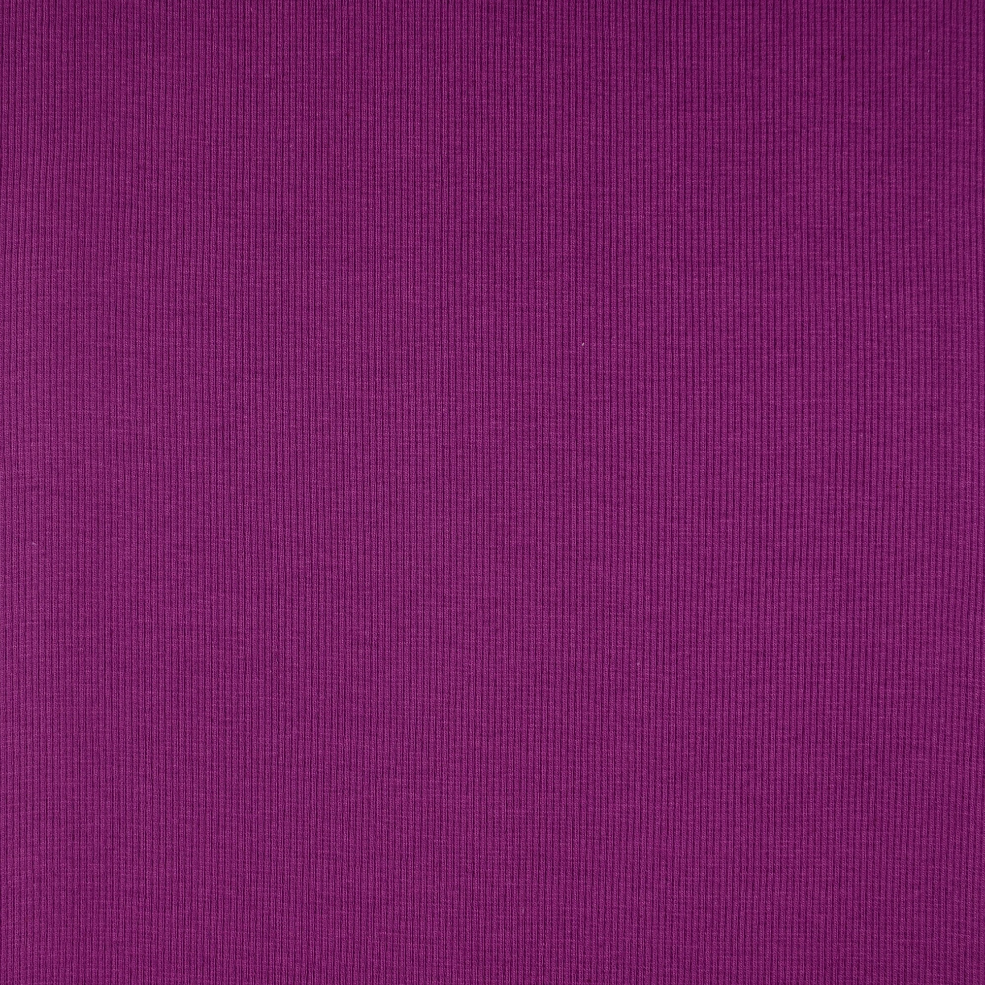 Bündchen lila - feingerippt (5023)