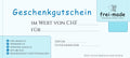 Gutschein frei-made