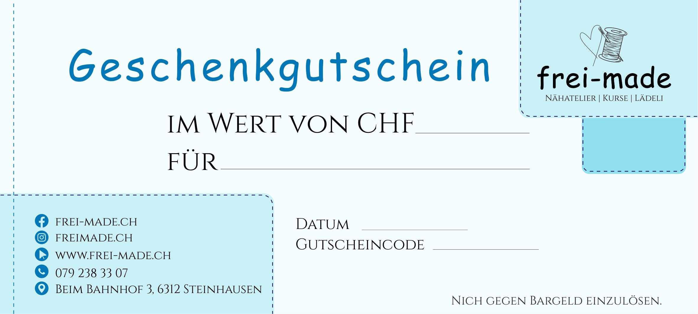 Gutschein frei-made