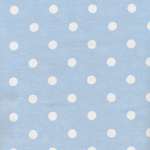 Baumwolle/Webware big dots light blue (Au Maison)
