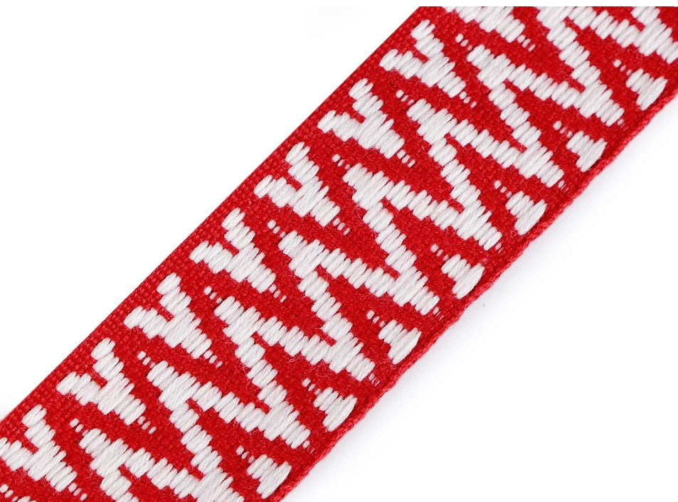 Gurtband Zickzack 38Mm 4 Farben