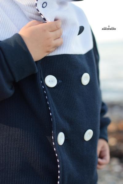 Bio Selanik / weicher Strickstoff glam delight dunkelgrau Stoffonkel (GOTS)