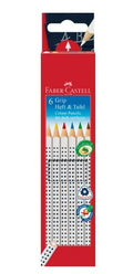 Faber Castell Buntstifte Grip Heft Tafel 6Er Set Tafelstifte