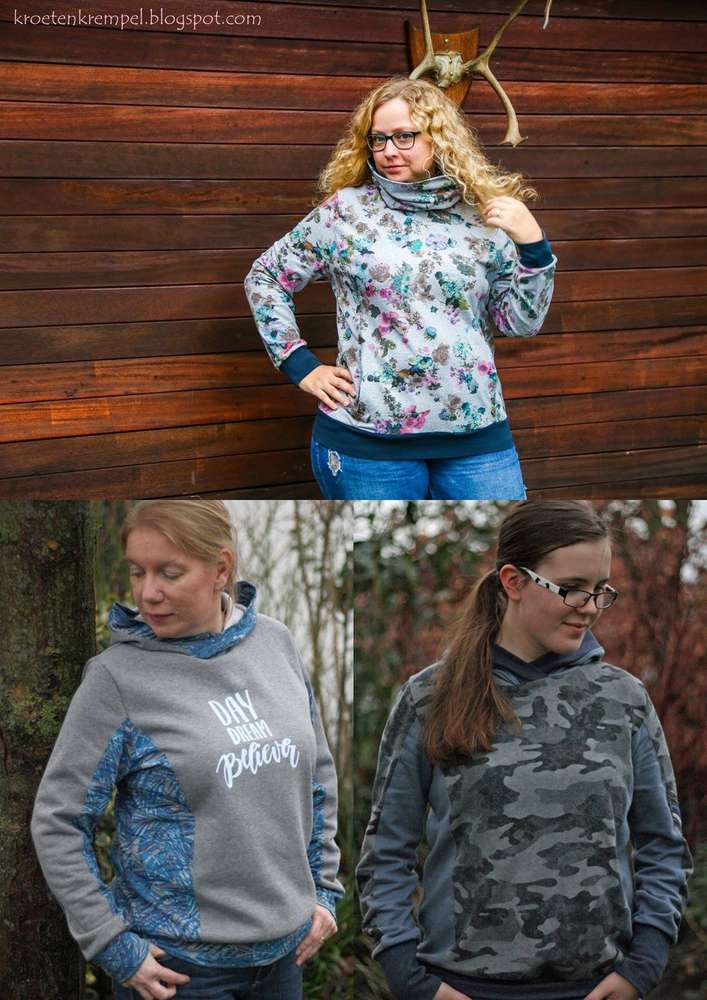 Papierschnittmuster No 25 Hoodie