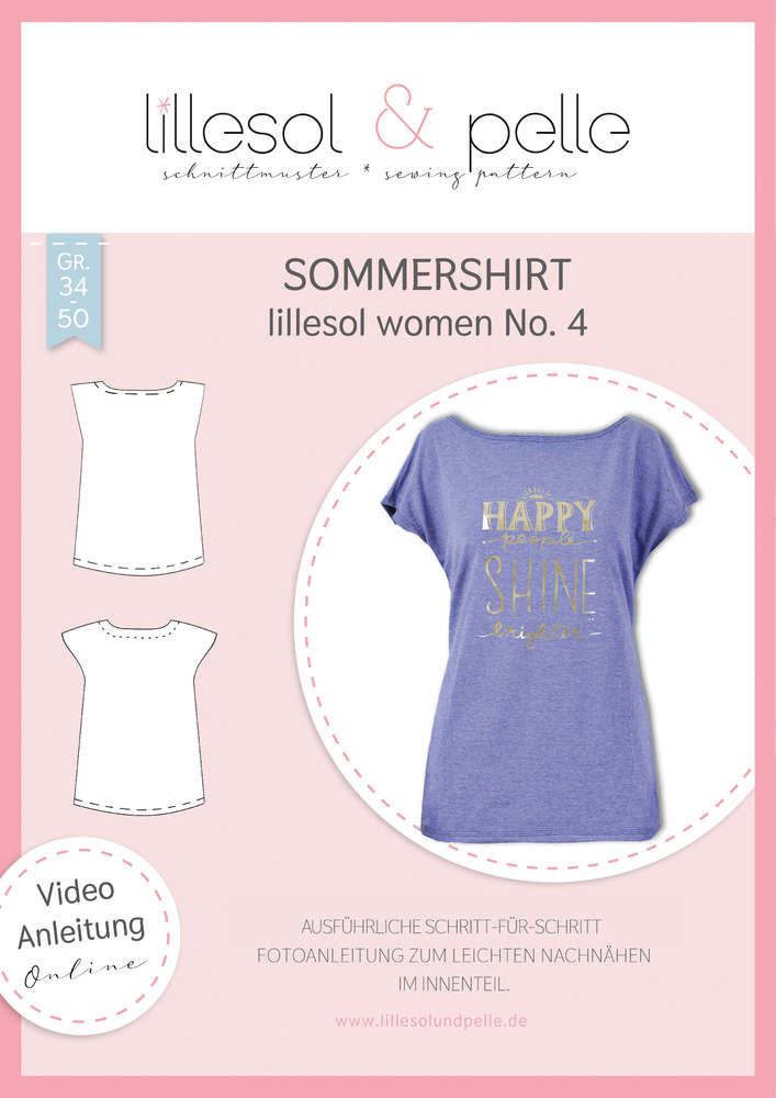 Papierschnittmuster No.4 Sommershirt