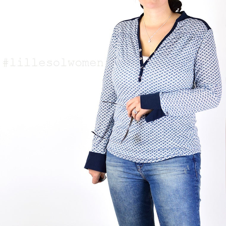 Papierschnittmuster No.5 Blusenshirt Jersey