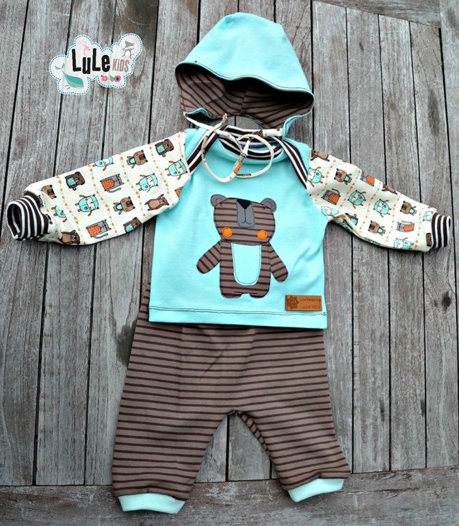 Papierschnittmuster Babyset