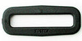 Leiterschnalle/ovale Schnalle 20, 30 40mm schwarz