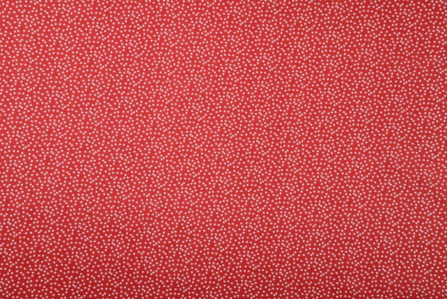verspielte Punkte rot - beschichtete Baumwolle