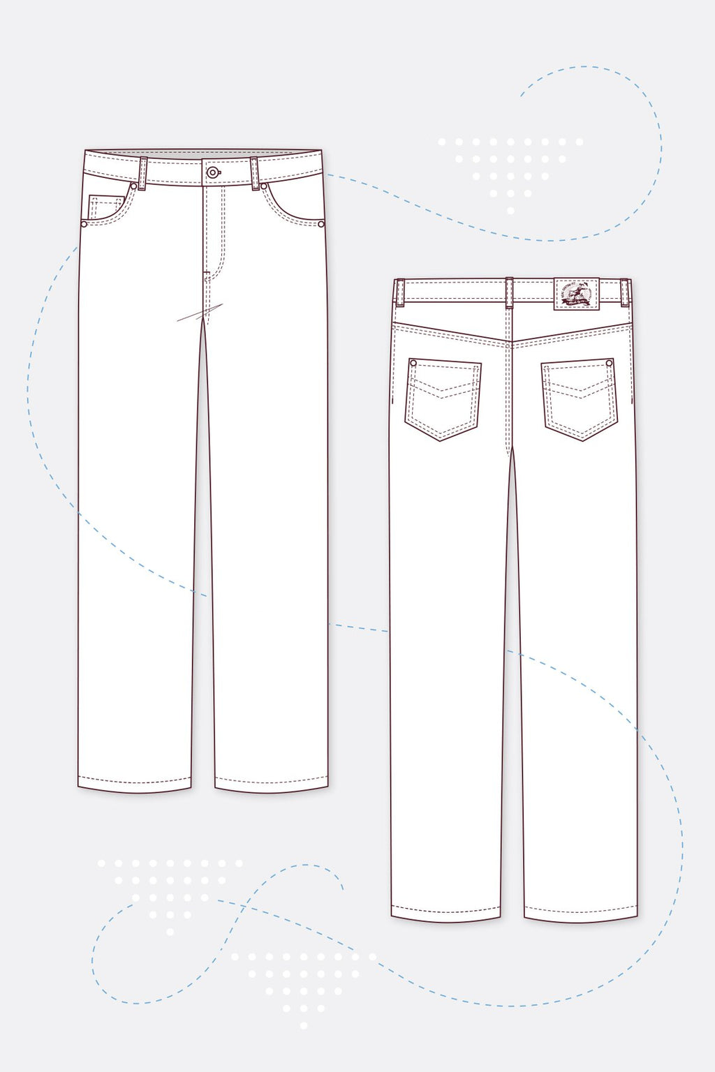 Herrenjeans Adam