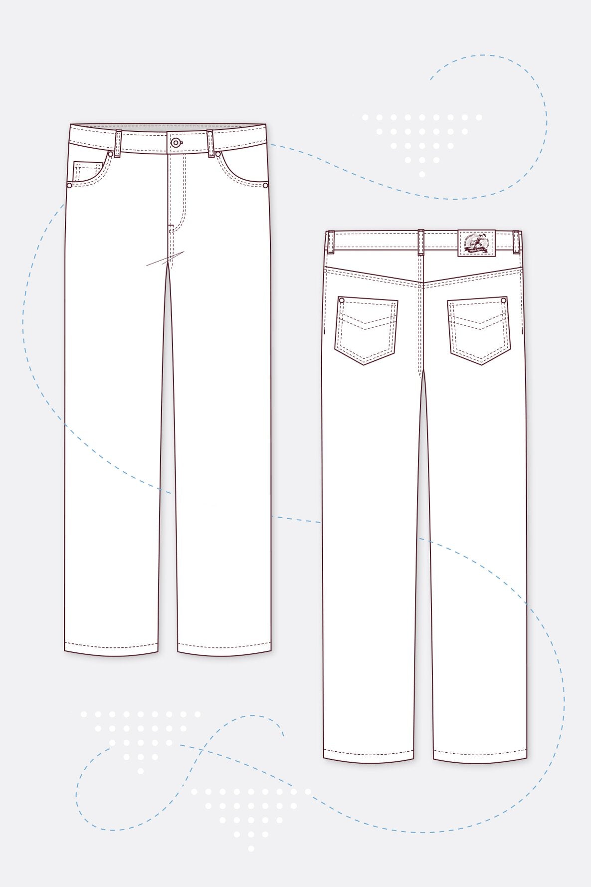 Herrenjeans Adam