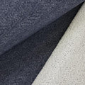 Sweat dunkelblau Fischgrätmuster