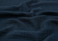 Triple Gauze Bambus​/​Baumwolle "Musselin" marine